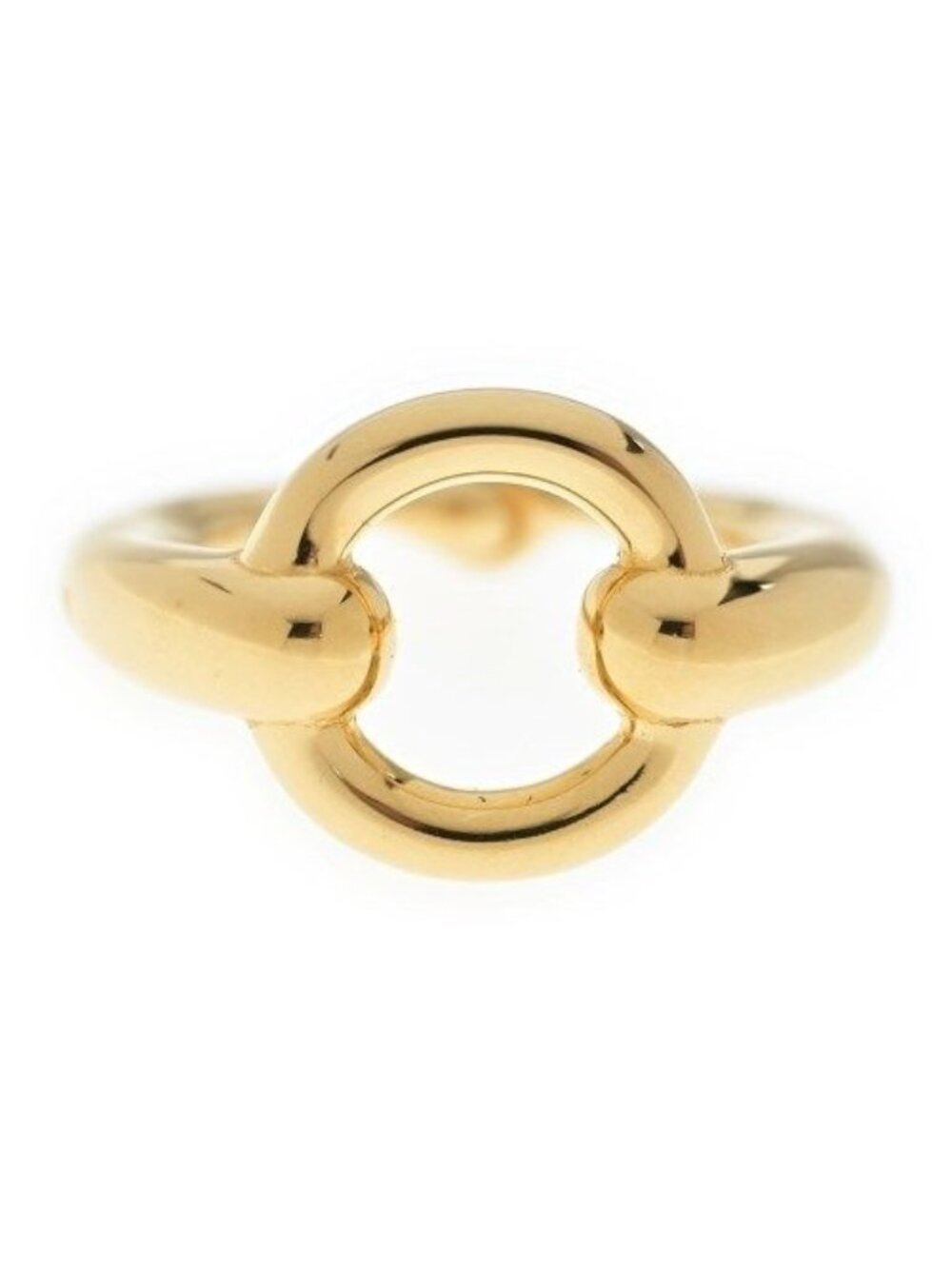 Hermes Scarf Ring Gold